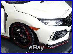 Honda CIVIC 118 Model Type-r LCD Die Cast White Opening Parts Detailed Model