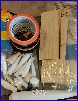 Huge LOT Model Rocket Parts Tubes, Cones, Couplers, Chutes, Rings, Mounts, etc