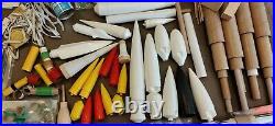 Huge LOT Model Rocket Parts Tubes, Cones, Couplers, Chutes, Rings, Mounts, etc