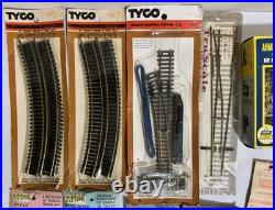 Huge Vintage Lot Model Train Parts Tracks Locomotives Cars Accessories HO+
