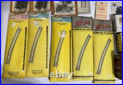 Huge Vintage Lot Model Train Parts Tracks Locomotives Cars Accessories HO+