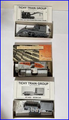 Huge Vintage Lot Model Train Parts Tracks Locomotives Cars Accessories HO+