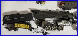 Huge Vintage Lot Model Train Parts Tracks Locomotives Cars Accessories HO+