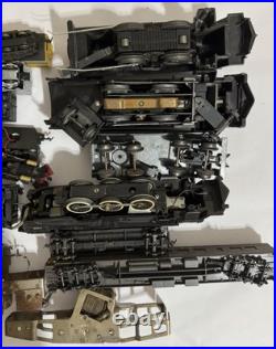 Huge Vintage Lot Model Train Parts Tracks Locomotives Cars Accessories HO+