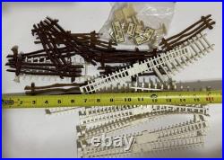 Huge Vintage Lot Model Train Parts Tracks Locomotives Cars Accessories HO+