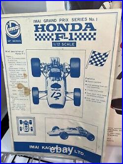 IMAI 1/12 Scale Honda F-1 Plastic Model Grand Prix Series 1-880-695 Parts As Is