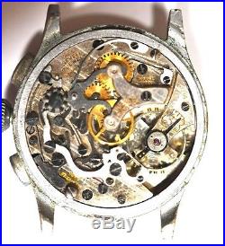 IMPERIAL CHRONOGRAPH WRIST WATCH 7J MODEL 136 No 6040 FOR PARTS/REPAIRS #W161