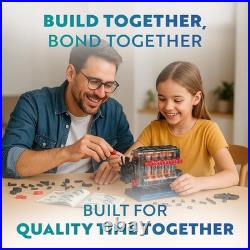 Inline 6 Engine Model Kit 230 STEM Parts for Ages 10+ Build a Working Engine