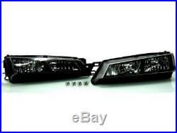 JDM SILVIA S14 14 240SX 95-99 KOUKI HEADLIGHT LIGHTS Chrome NEW Black Lens JAPAN