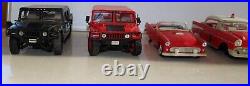 Junkyard Lot Vintage Scale Model Cars AS IS inc. Hummers, Fire Chief & T-Bird