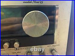 Kenwood Model Nine G Vintage AM/FM Stereo Receiver For Parts