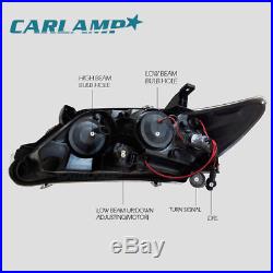 LED DRL Projector Lexus Model Black Headlights For Toyota Camry 2010 2011