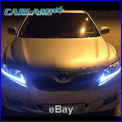 LED DRL Projector Lexus Model Black Headlights For Toyota Camry 2010 2011