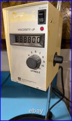 Lab-Line Model 4535 Digital Viscometer with Stand (For Parts / Repair)