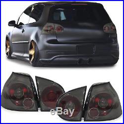 Lhd All Smoked Rear Tail Lights Lamps For Vw Golf Mk5 Mk 5 V Model