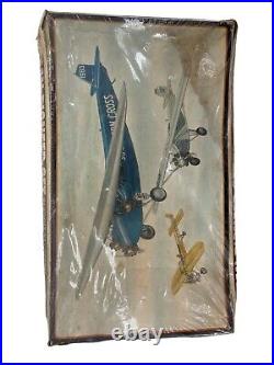 Lot OF 8 Vintage WW2 Plastic Model Plane aircrafts airplane kits Parts #V318