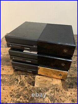 Lot Of 3 Xbox One System Console For Parts Repair Model 1540