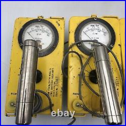 Lot Of 4 CDV-700 MODEL 6B GEIGER COUNTER/RADIATION DETECTORS PARTS PROPS READ A