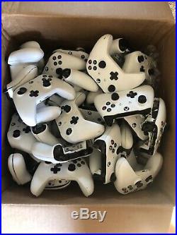 Lot Of 50 Microsoft Xbox One S White Controllers Model 1708 FOR PARTS