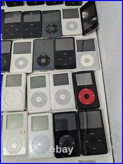 Lot of 70 Apple iPods Vintage & New Models, Untested Huge Variety Parts & Repair
