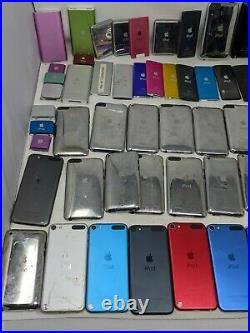 Lot of 70 Apple iPods Vintage & New Models, Untested Huge Variety Parts & Repair