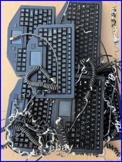 Lot of 9 iKey Rugged Keyboards, mixed models. For parts