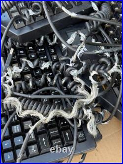 Lot of 9 iKey Rugged Keyboards, mixed models. For parts