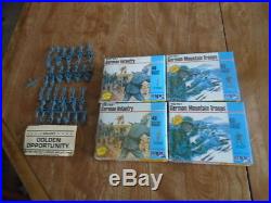 Lot of Military Plastic Model Kits different models'' for parts or repairs'