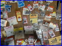 Lot of R/C Model Airplane Parts Spinners Engine Mounts Fuel Tanks hware etc