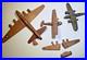Lot of Wooden WW2 Aircraft Models B-17, B-26, OA-10 Catalina, + B-24 parts