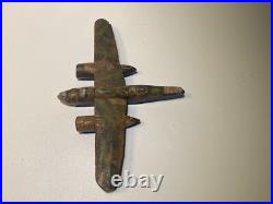 Lot of Wooden WW2 Aircraft Models B-17, B-26, OA-10 Catalina, + B-24 parts