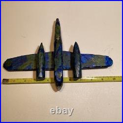 Lot of Wooden WW2 Aircraft Models B-17, B-26, OA-10 Catalina, + B-24 parts