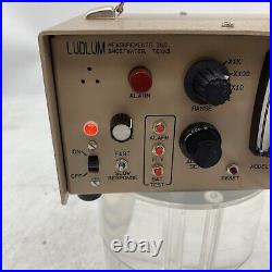 Ludlum Model 177 Benchtop Counter. Powers On. Missing DC Power Cable. For Parts