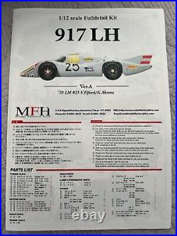 MFH Hiro 1/12 Porsche 917 LH-70 Parts Set A'70 LM #25 Elford/Ahrens Full Detail