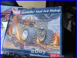 MONOGRAM QUADZILLA FORD 4 X 4 PICKUP 1/24 SCALE OPEN KIT (sold as parts only)