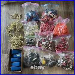 Massive lot Ertl Model Car Parts Wheels Tires Hubcaps Seats Fenders Axles 10 lbs