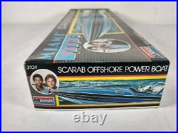 Miami Vice Scarab Offshore Powerboat Monogram Model Kit # 3104 Parts Lot