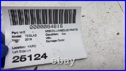 Miscellaneous Parts TESLA MODEL 3 19