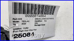 Miscellaneous Parts TESLA MODEL 3 23