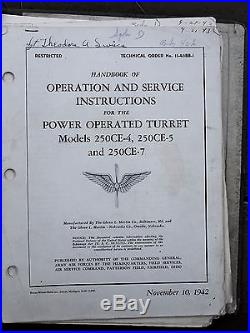 Model 250CE-4,5,7 PWR OPERATED TURRET OPERATION AND SERVICE iNST AND PARTS LIST