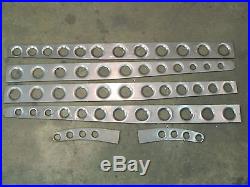 Model A Ford BELLED HOLES or DIMPLED DRILLED 1/8 Easy Weld Boxing Plates 28-31