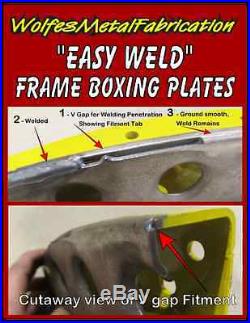 Model A Ford Frame, 1/8 Easy Weld Boxing Plates 28-31