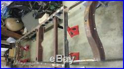 Model A Ford frame, 3/16 boxing plates with easy to weld tabs 28-31, Drilled