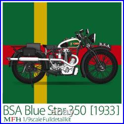 Model Factory Hiro 1/9 Multi-material kit BSA Blue Star 350 1933