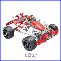 Model Motorized Set 270 Parts Working Gears Building Toys Racecar Games Parts