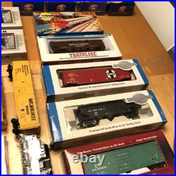 Model Train Lot Of New And Used Cars Parts Pieces Read