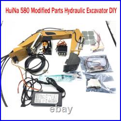 Modified Parts Upgrade RC Hydraulic Excavator DIY Kit System RC Model HUINA 580 Modified Parts Upgrade RC Hydraulic Excavator DIY Kit System RC Model HUINA 580