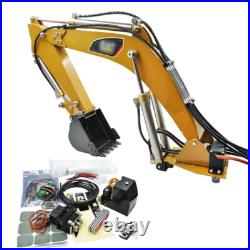 Modified Parts Upgrade RC Hydraulic Excavator DIY Kit System RC Model HUINA 580