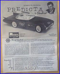 Monogram 124 Predicta Thunderbird Vintage Model Car Kit PC95-149, Complete
