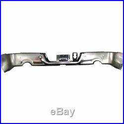 NEW Chrome Rear Step Bumper Steel Face Bar for 2009-2018 Dodge RAM 1500 With Park